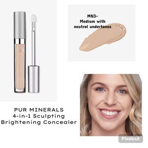 PUR MINERALS 4-in-1 Sculpting Brightening Concealer-MN3
